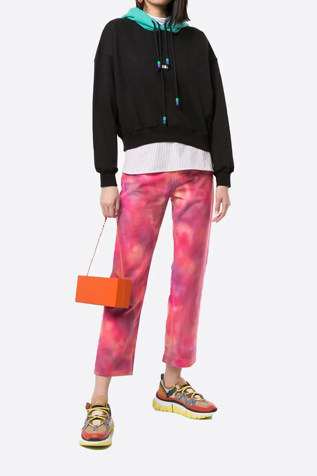 Msgm - Tie-Dye Cropped Jeans - Image 5