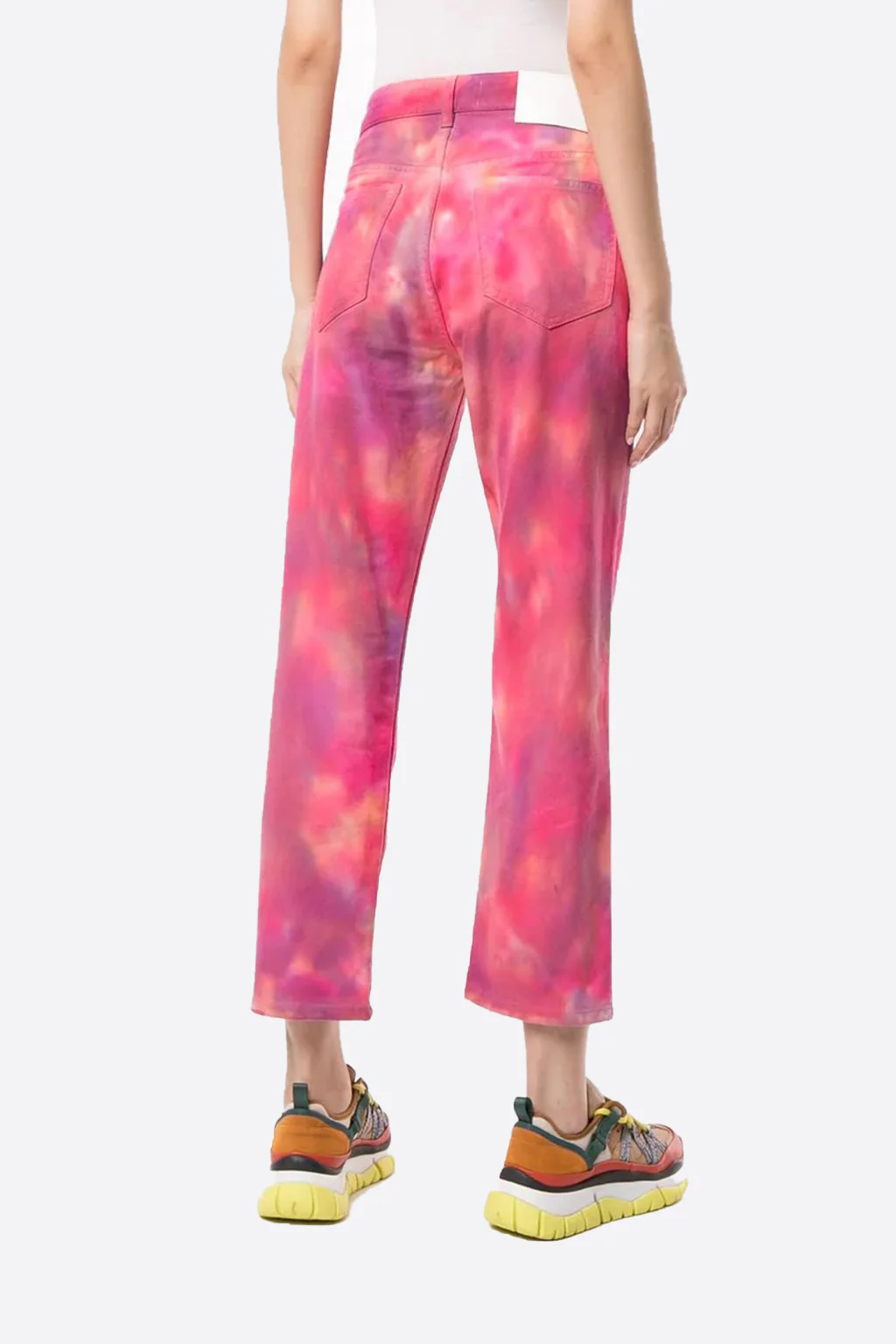 Msgm - Tie-Dye Cropped Jeans - Image 6