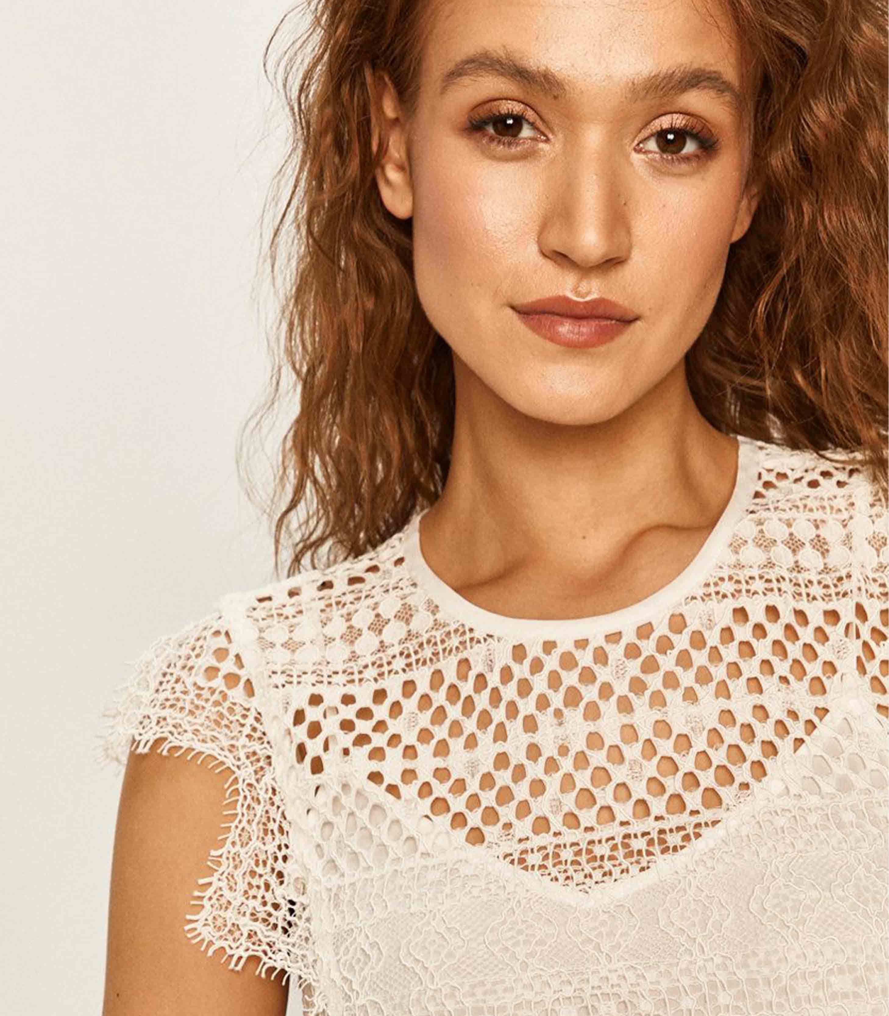 Tommy Hilfiger - Women's Lace Short Sleeve Woven Top - Image 4