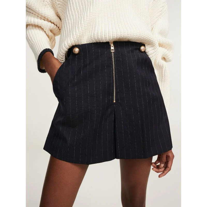 Tommy hilfiger collection - pinstripe crest tailored shorts
 - women - Image 3