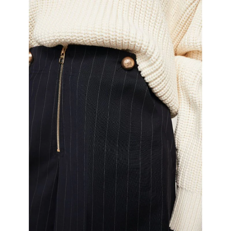 Tommy hilfiger collection - pinstripe crest tailored shorts
 - women - Image 5