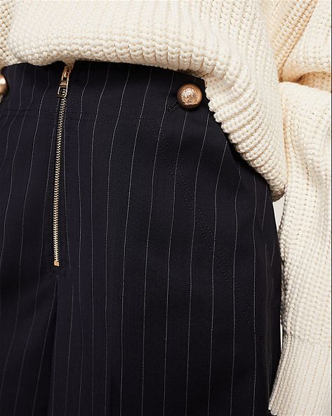 Tommy hilfiger collection - pinstripe crest tailored shorts
 - women - Image 7