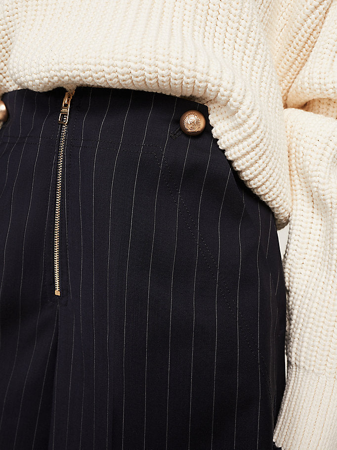 Tommy hilfiger collection - pinstripe crest tailored shorts
 - women - Image 9