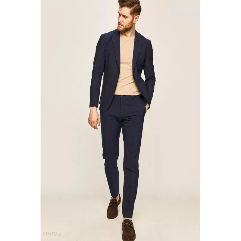 Tommy hilfiger - slim fit solid blend pant - men - Image 2