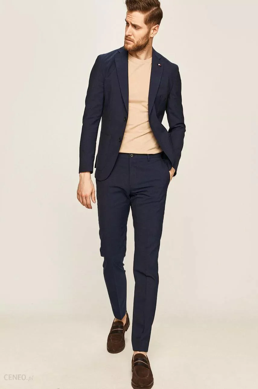 Tommy hilfiger - slim fit solid blend pant - men - Image 7