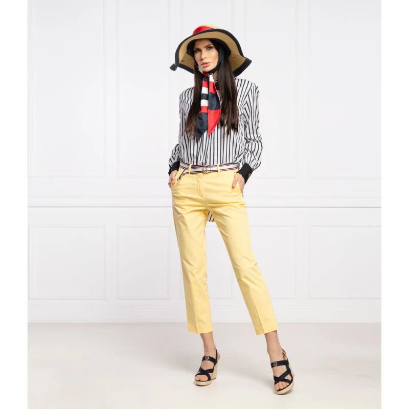 Tommy hilfiger - gmd cotton tencel slim pant , style ww0ww27274 - women - Image 10