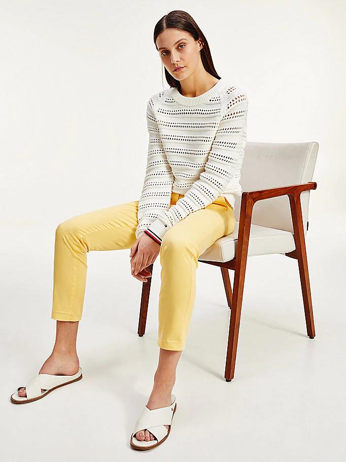 Tommy hilfiger - gmd cotton tencel slim pant , style ww0ww27274 - women - Image 15