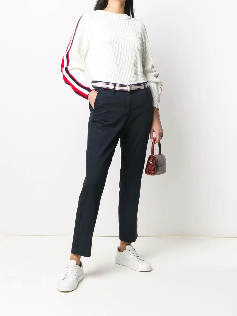 Tommy hilfiger - gmd cotton tencel slim pant , style ww0ww27274 - women - Image 7