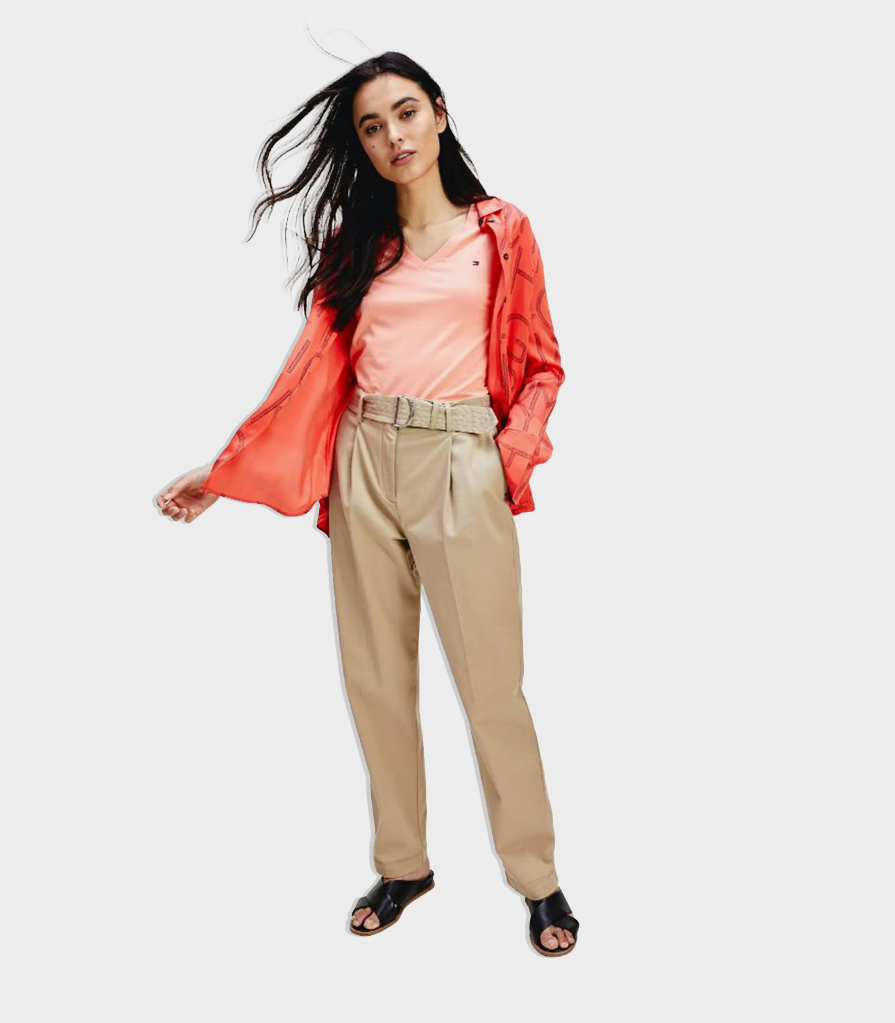 Tommy hilfiger - Women's Essential Pima Cotton Tapered Trousers - Image 4