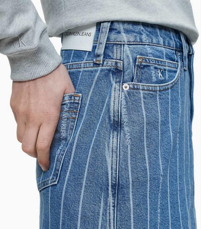 Calvin Klein Jeans - High Rise Denim Mini Skirt - Image 15