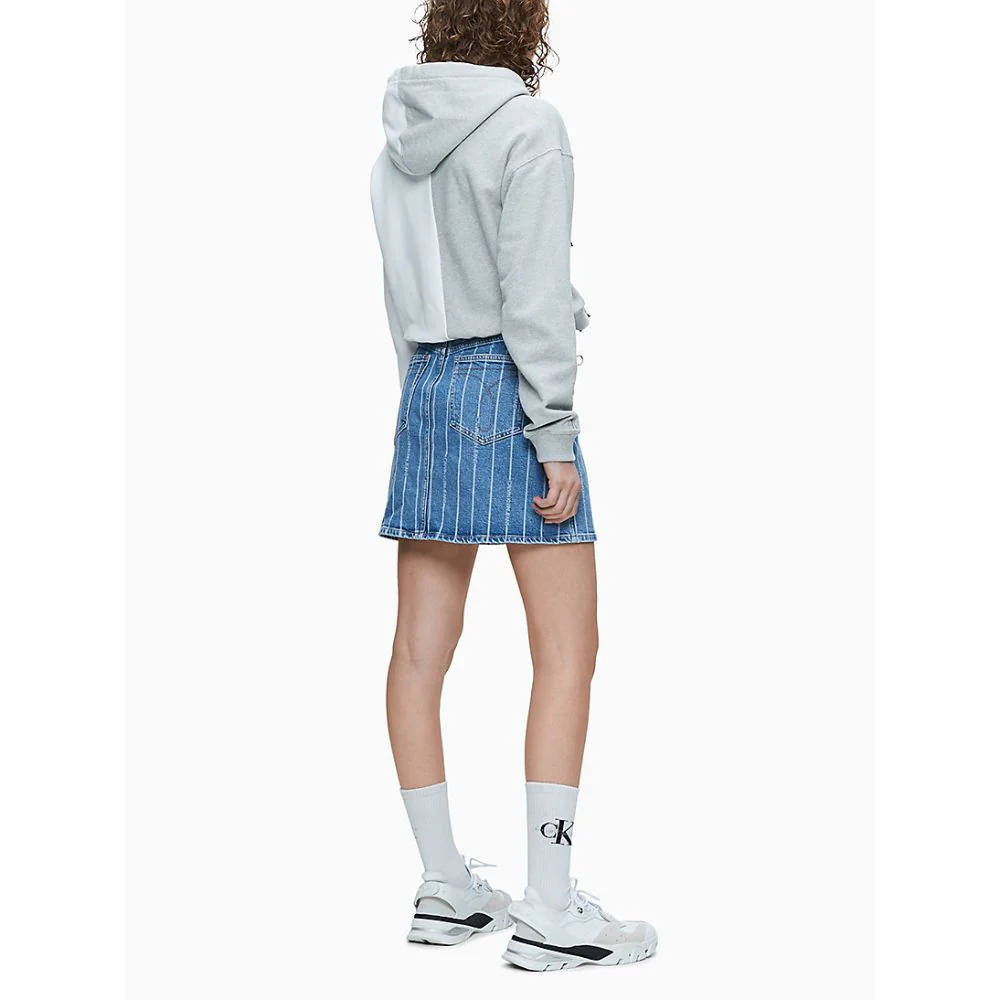 Calvin Klein Jeans - High Rise Denim Mini Skirt - Image 6