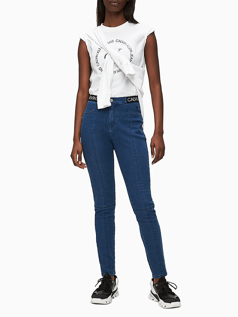 Calvin Klein Jeans - Stretch Indigo Tencel Legging Skinny Fit - Image 4
