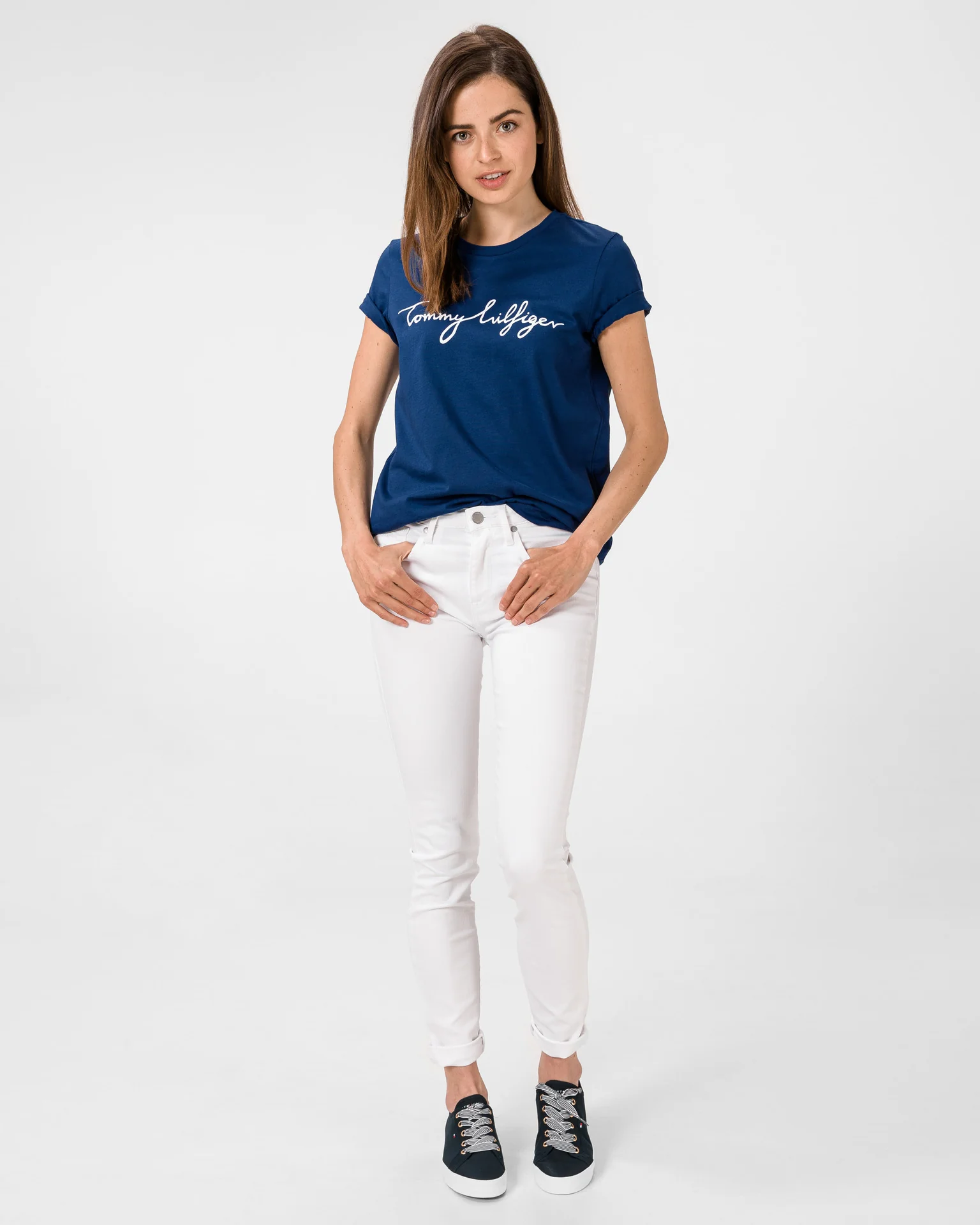 Tommy hilfiger - slim fit jeans como  - women - Image 8
