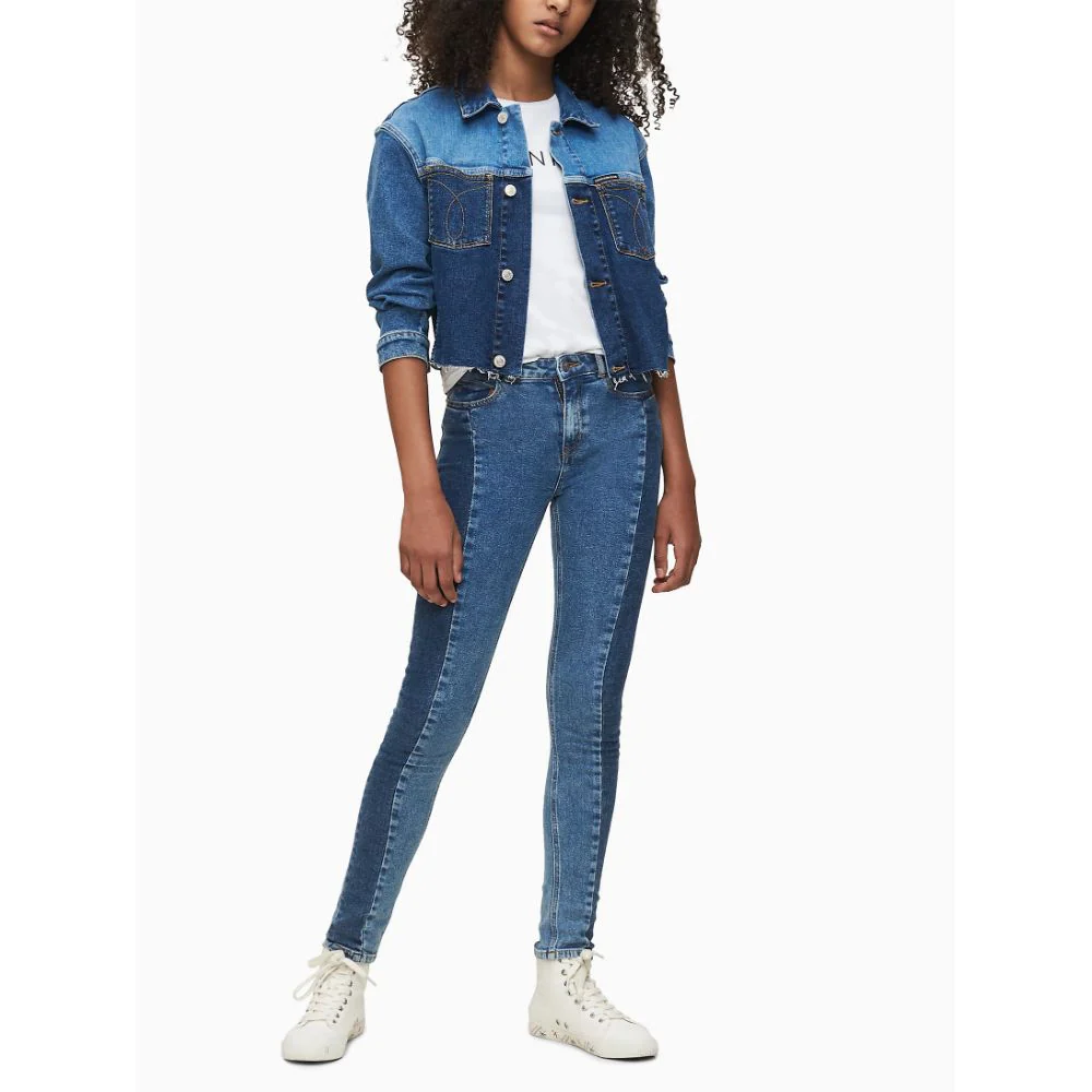 Calvin Klein  - Girls -  Skinny Hr Upcycle Denim Str , Style Ig0ig00445 - Image 4