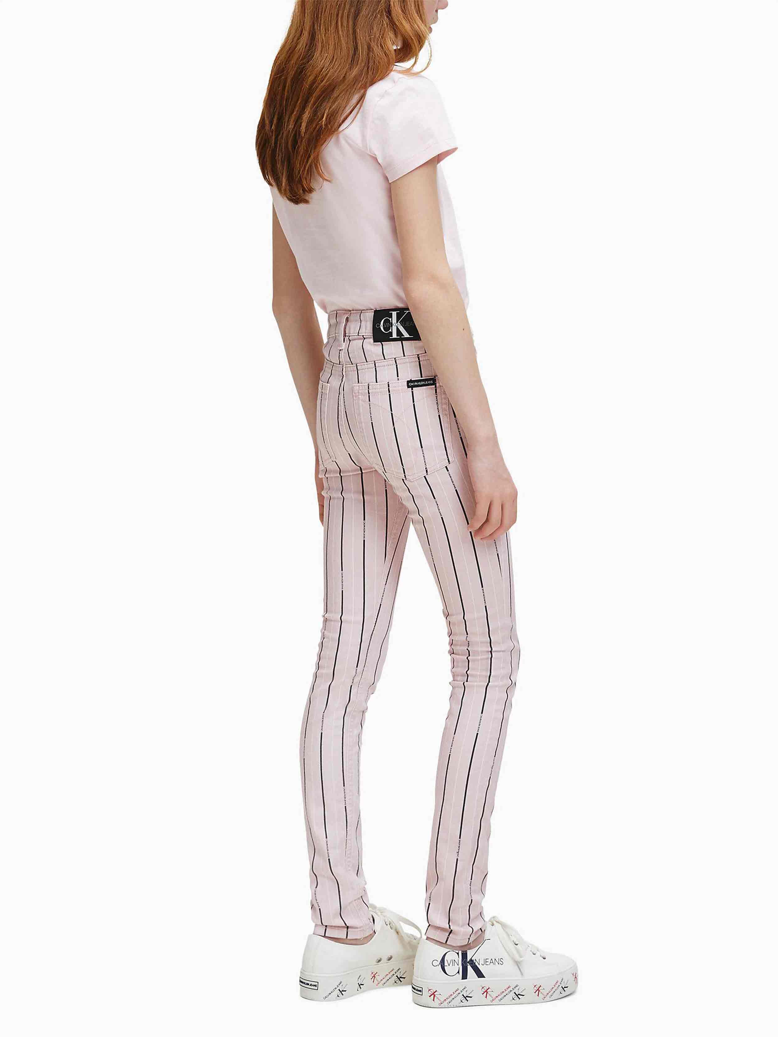 Calvin Klein - Girls' Skinny Stripped Jeans - Image 3