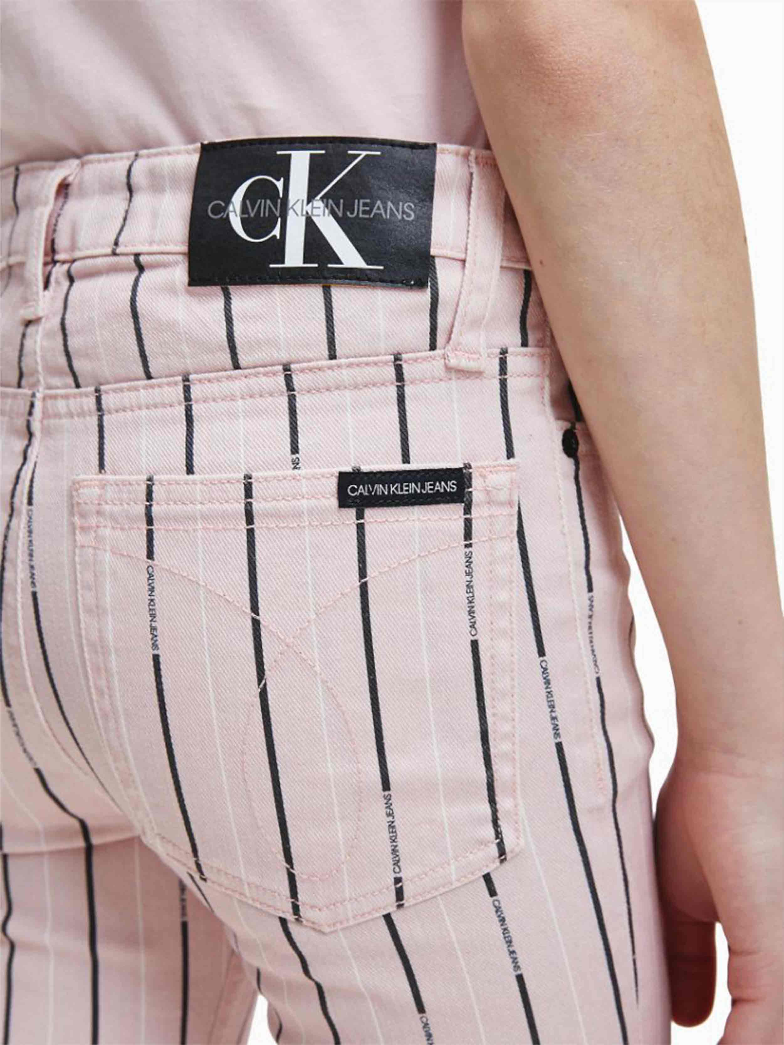 Calvin Klein - Girls' Skinny Stripped Jeans - Image 4