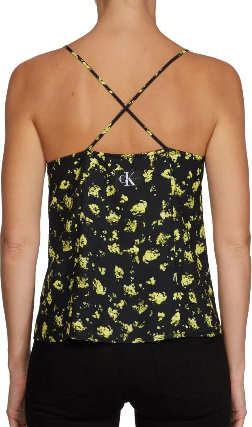 Calvin Klein Jeans - Cross Back Floral Slip Top - Image 3