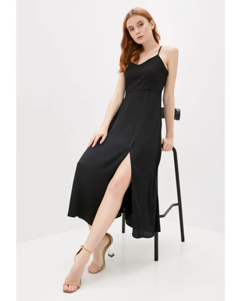 Calvin Klein Jeans - Cross Back Maxi Slip Dress - Image 3