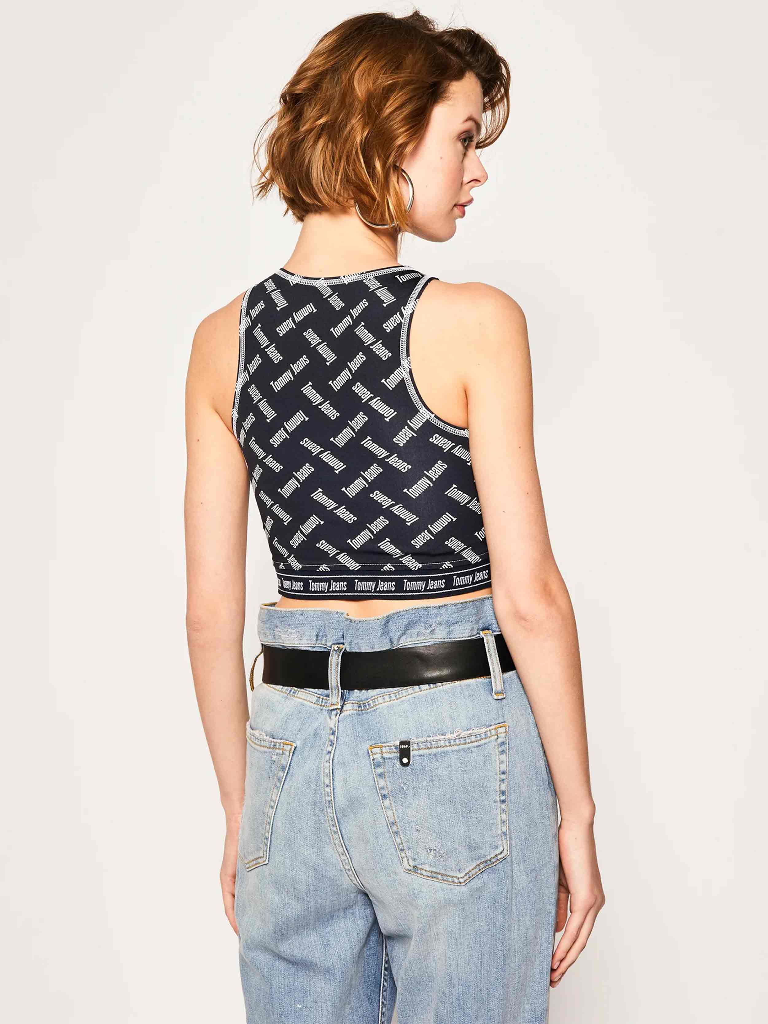 Tommy Hilfiger Jeans - Women's Printed Crop Tank - Image 3