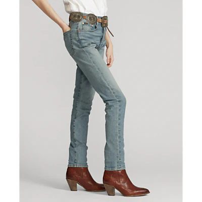 Polo Ralph Lauren - Callen High-Rise Slim Jeans - Image 9