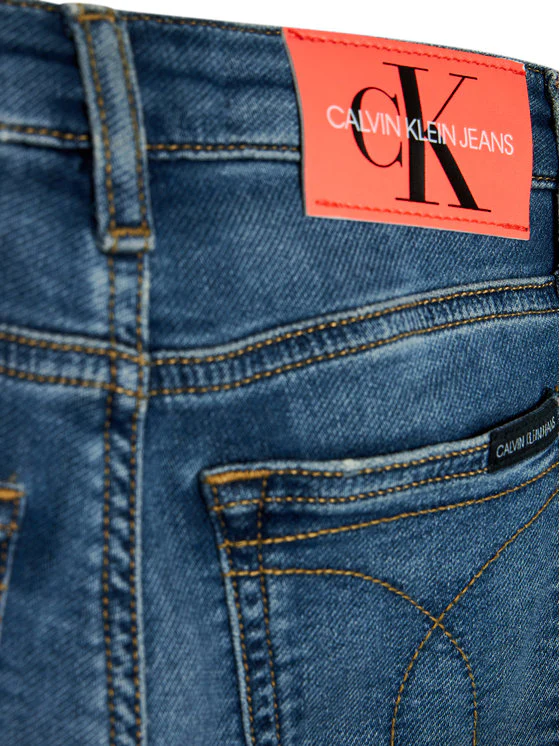Calvin Klein  - Girls -  Skinny Athletic Fast Blue Jeans - Image 7