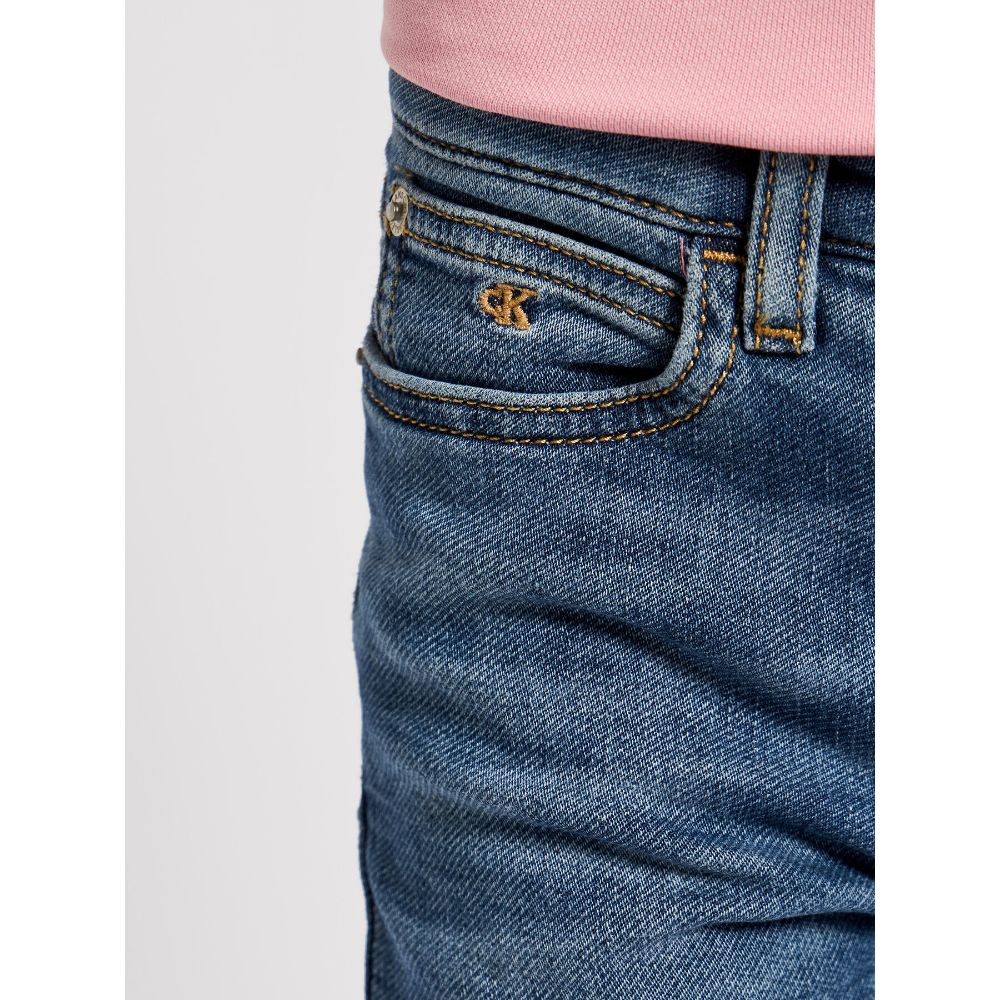Calvin Klein  - Girls -  Skinny Athletic Fast Blue Jeans - Image 9