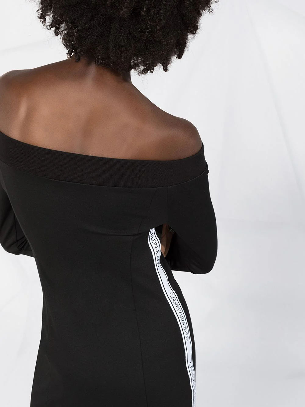 Calvin Klein Jeans - off the shoulder milano dress - women - Image 5