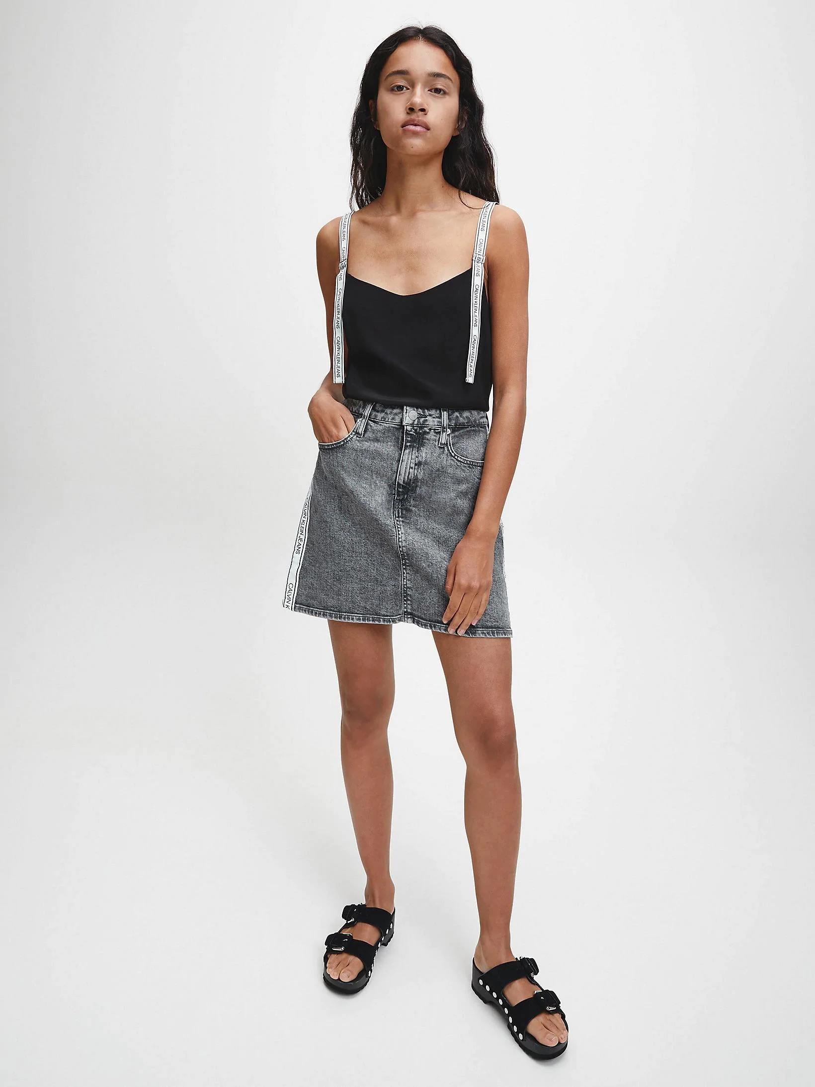 Calvin Klein Jeans - High Rise Mini Skirt , Style J20j215121 - Image 3