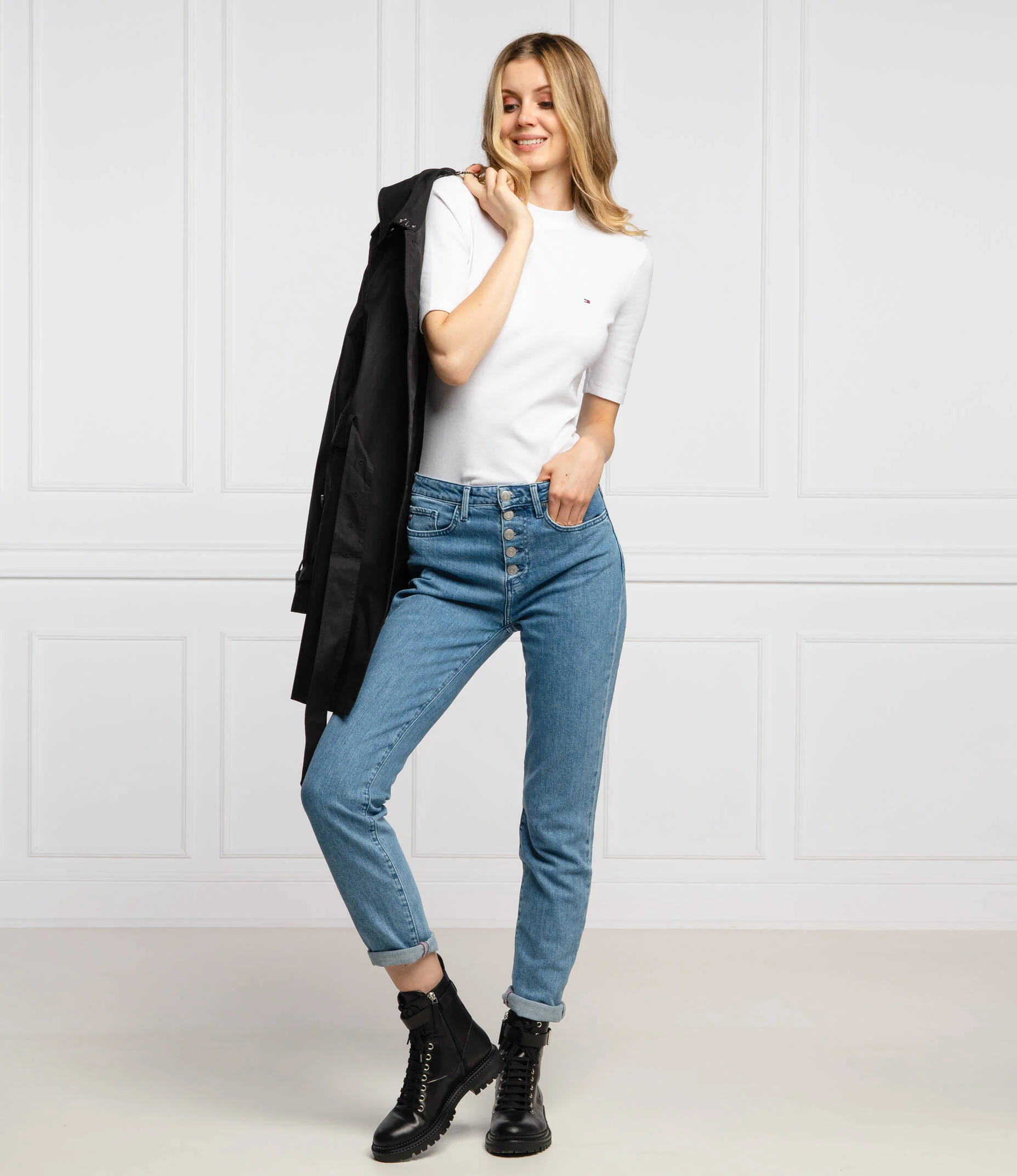 Tommy Hilfiger - Riverpoint Narrow Fit High Rise Jeans - Image 2