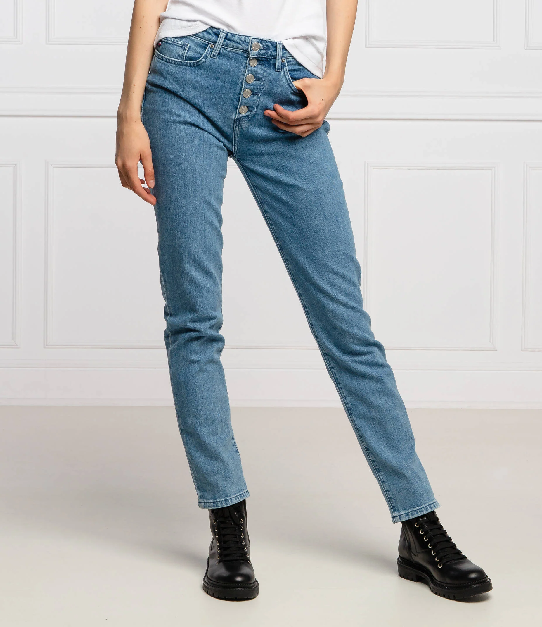 Tommy Hilfiger - Riverpoint Narrow Fit High Rise Jeans - Image 4