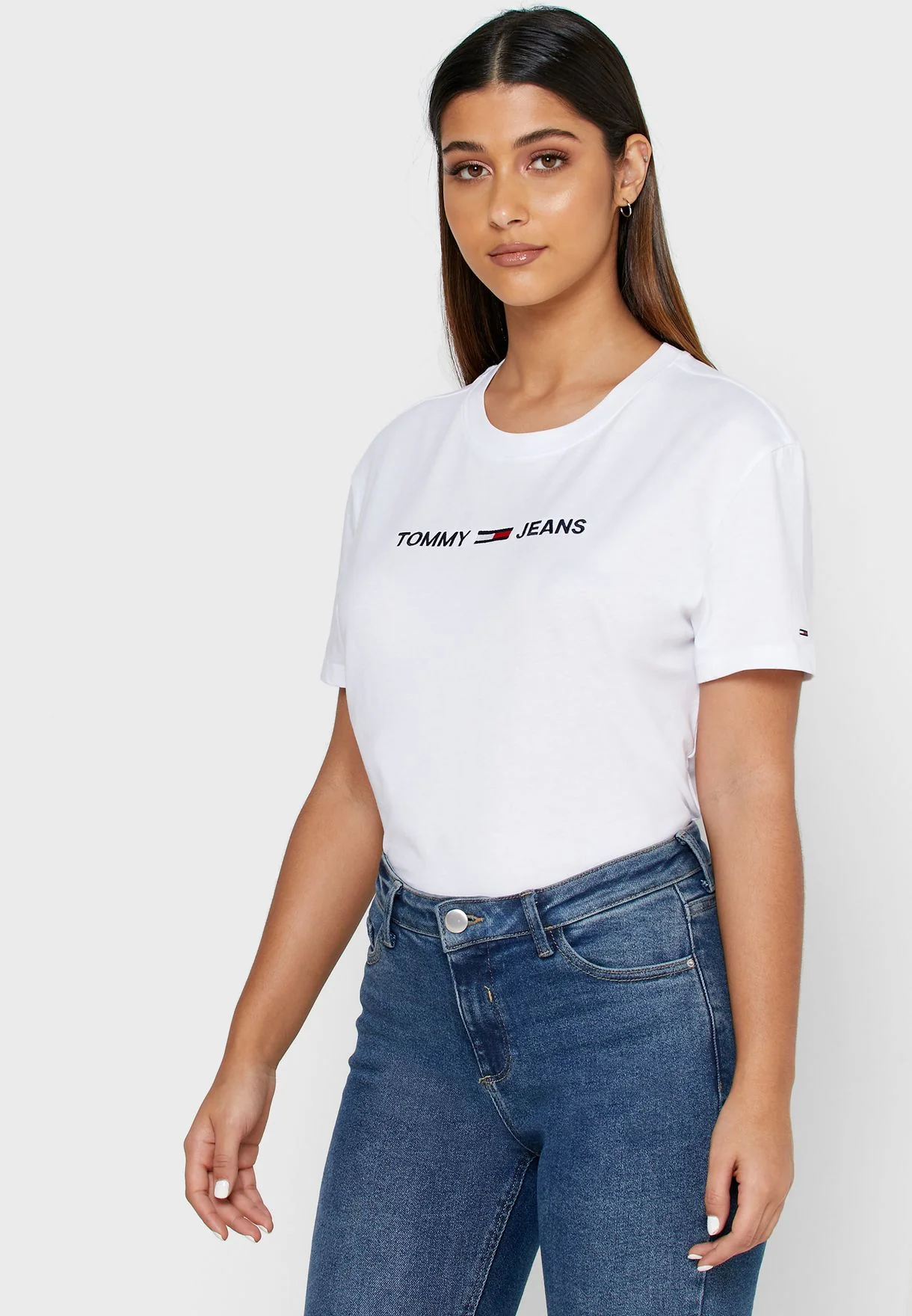 Tommy Hilfiger Jeans - Tjw Modern Linear Logo Tee , Style Dw0dw08615 - Image 2