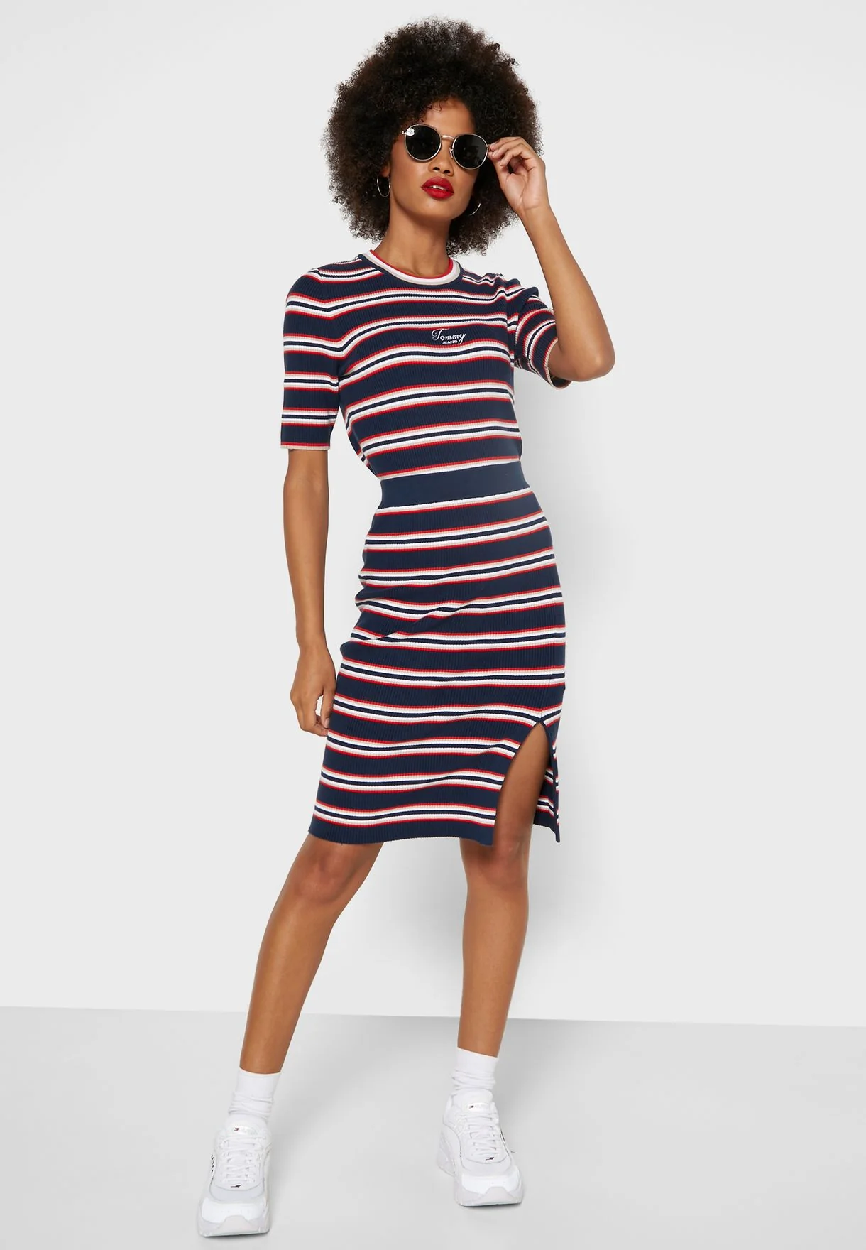 Tommy Hilfiger Jeans - Tjw Stripe Sweater Skirt , Style Dw0dw08670 - Image 4