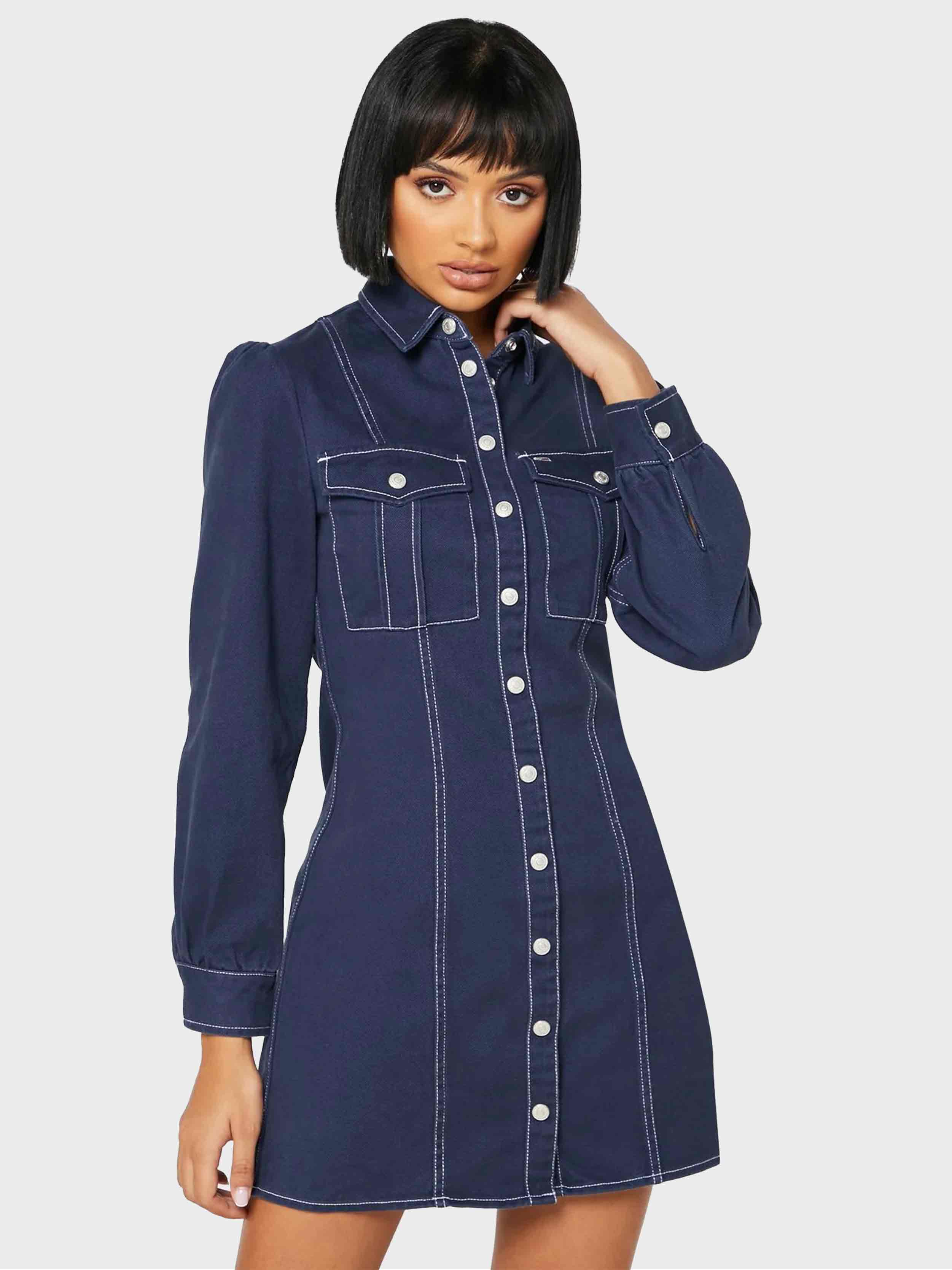 Tommy Hilfiger Jeans - Women's Structured Shirt Dress - Image 2