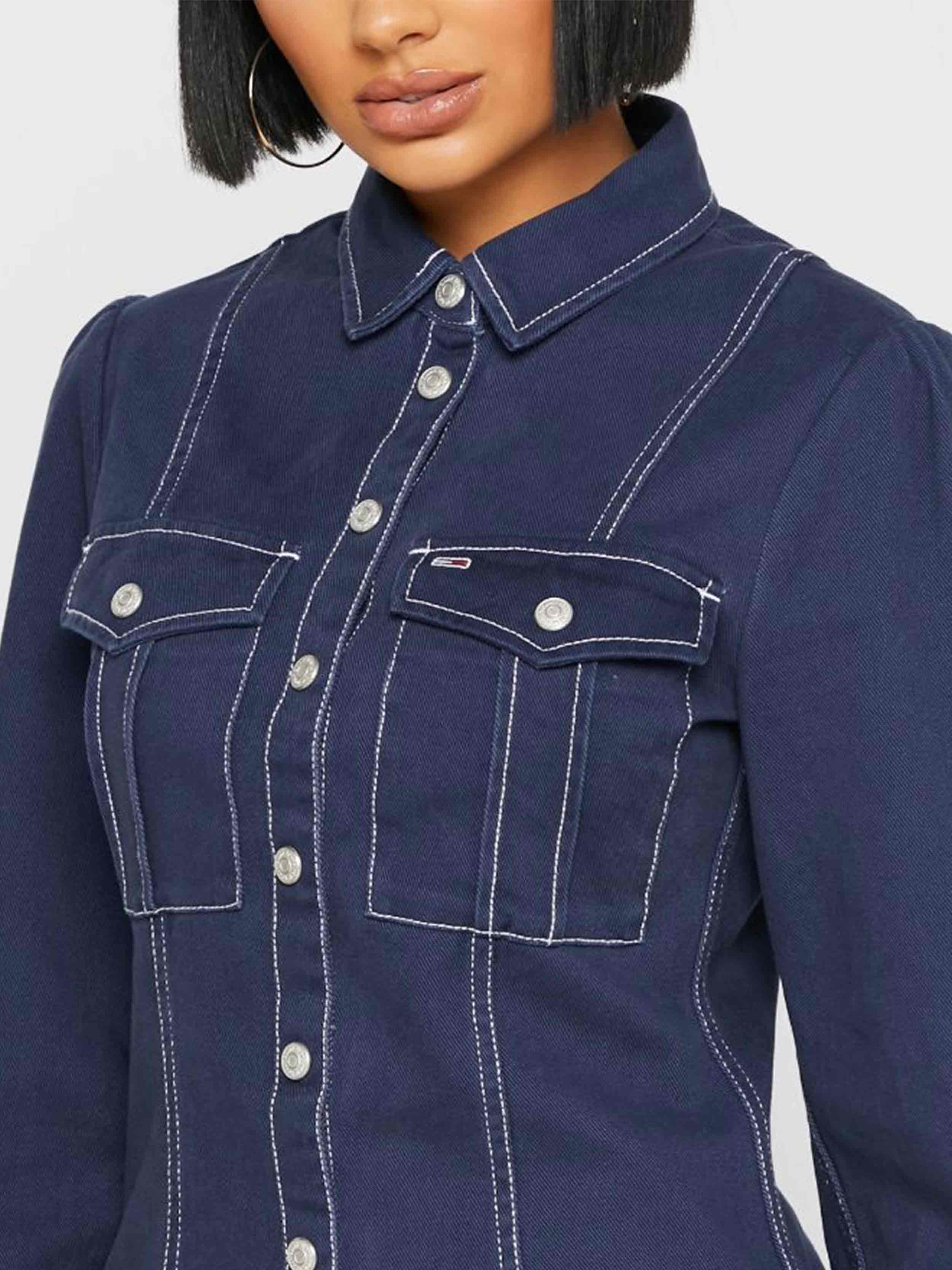 Tommy Hilfiger Jeans - Women's Structured Shirt Dress - Image 4