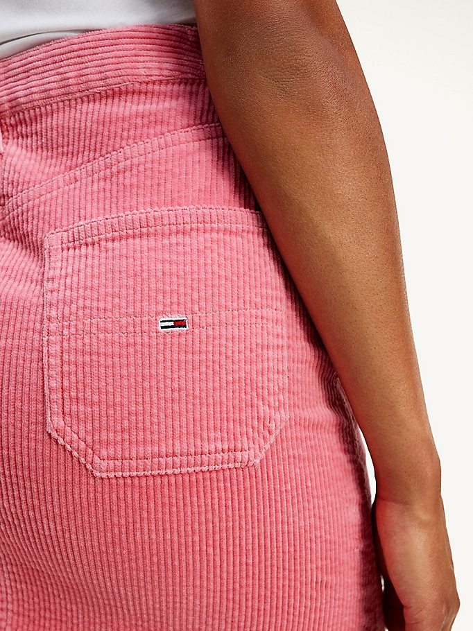 Tommy Hilfiger Jeans - cord button thru skirt - women - Image 3