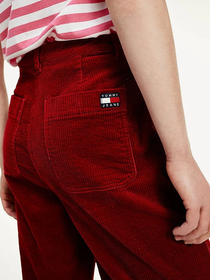 Tommy Hilfiger Jeans - wide leg corduroy trousers - women - Image 4