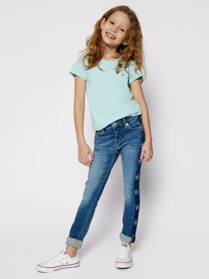 Tommy hilfiger  - Girls -  nora star print skinny fit jeans - Image 2
