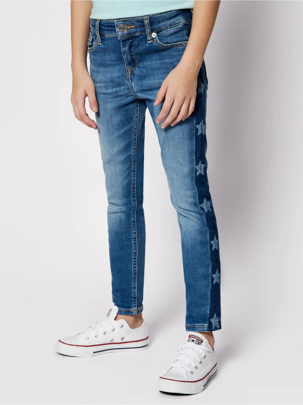 Tommy hilfiger  - Girls -  nora star print skinny fit jeans - Image 3