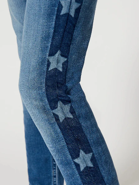 Tommy hilfiger  - Girls -  nora star print skinny fit jeans - Image 4