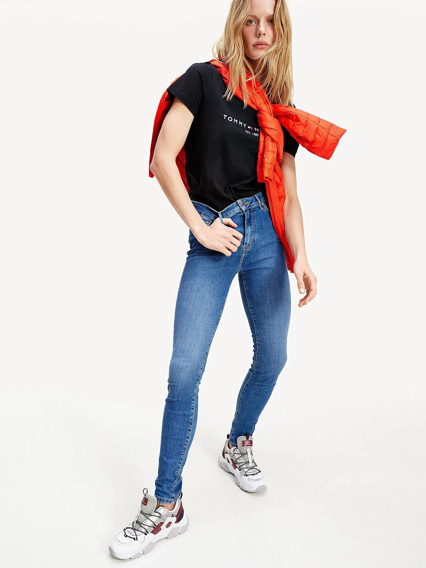 Tommy Hilfiger - Women's Harlem High Rise Skinny Th Flex Jeans - Image 2