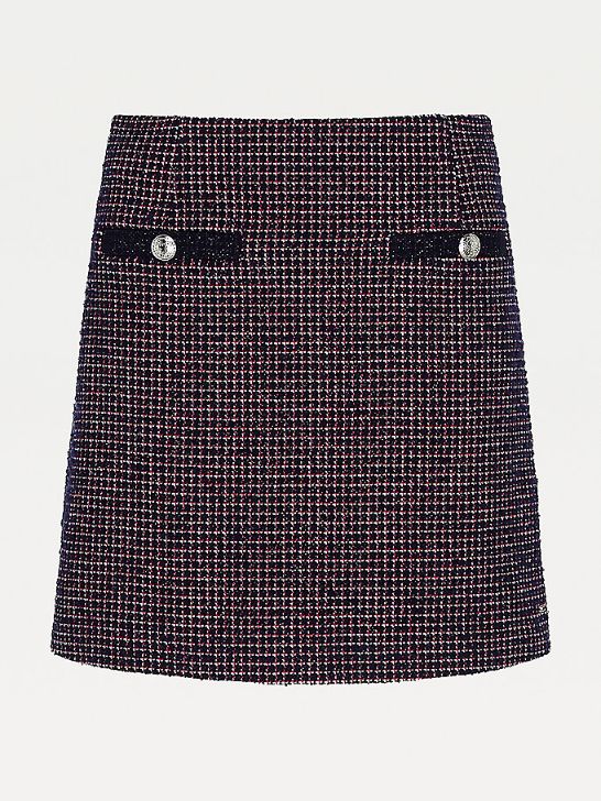 Tommy Hilfiger - Sparkle Knit Tweed Mini Skirt - Image 2