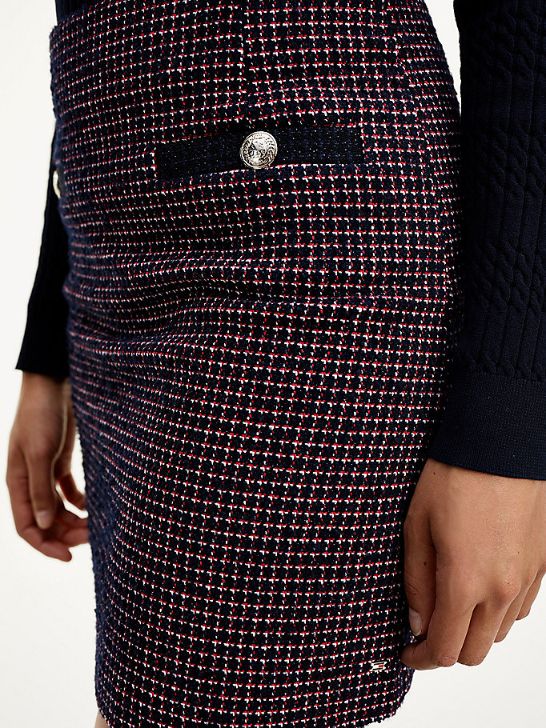 Tommy Hilfiger - Sparkle Knit Tweed Mini Skirt - Image 5