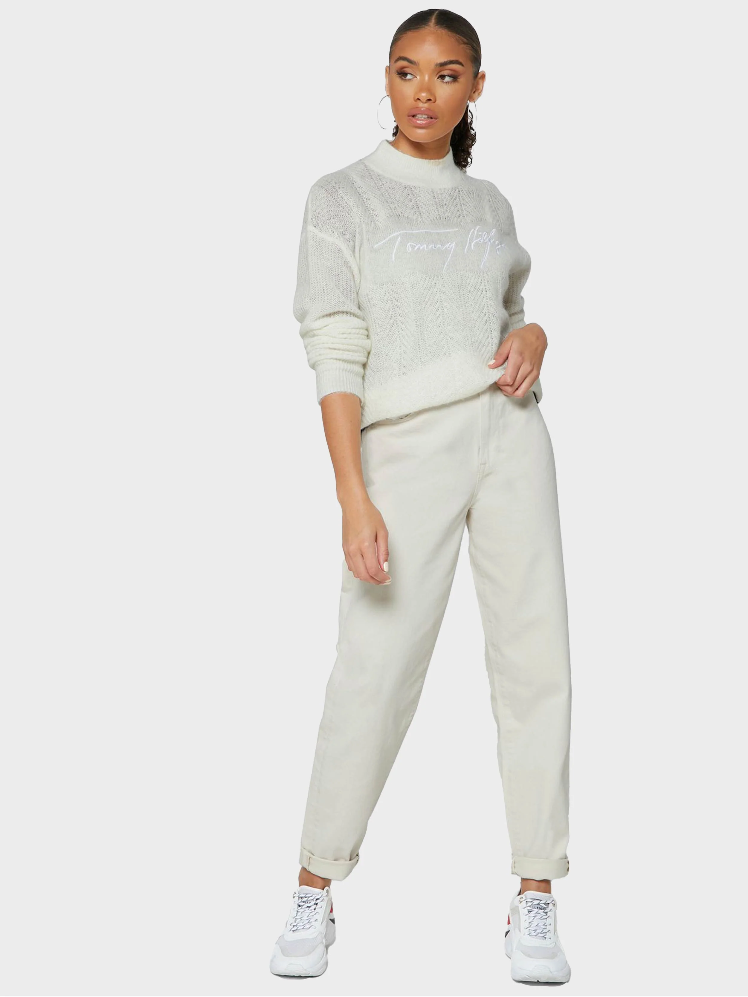 Tommy Hilfiger - Women's Relaxed Tapered Washed Jeans - Image 2