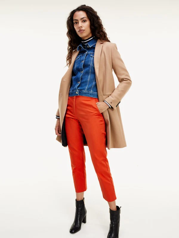 Tommy hilfiger - slub cotton slim pant - women - Image 10