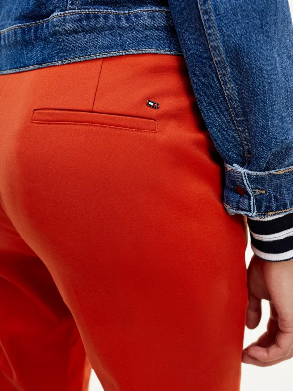 Tommy hilfiger - slub cotton slim pant - women - Image 12