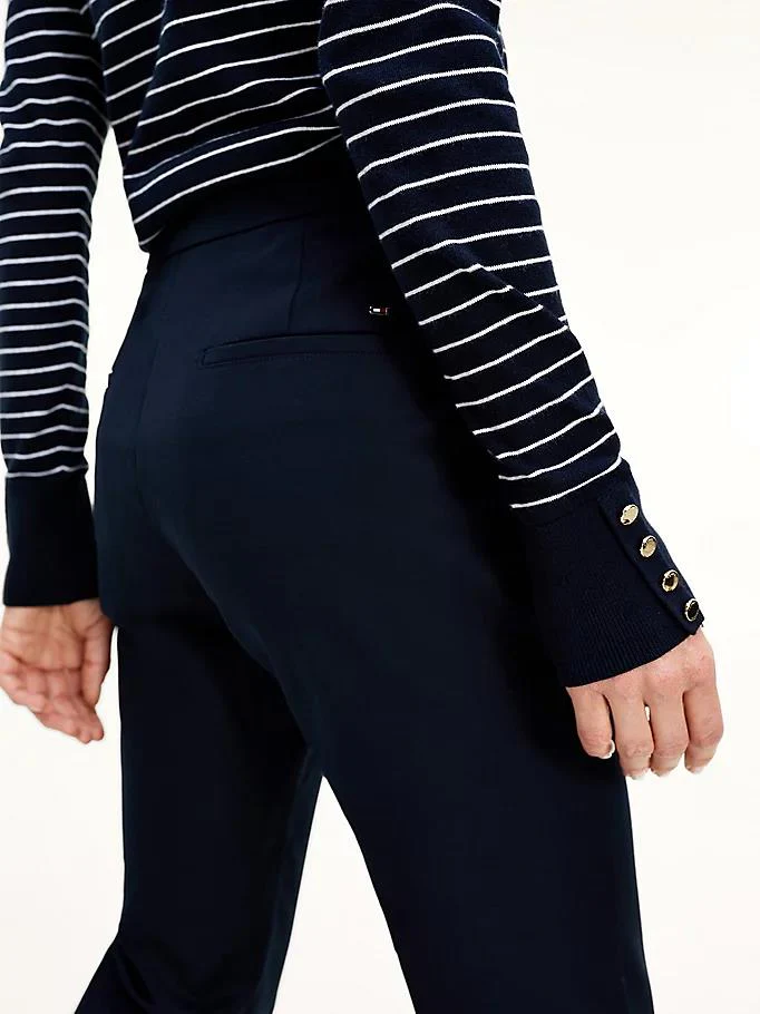 Tommy hilfiger - slub cotton slim pant - women - Image 4