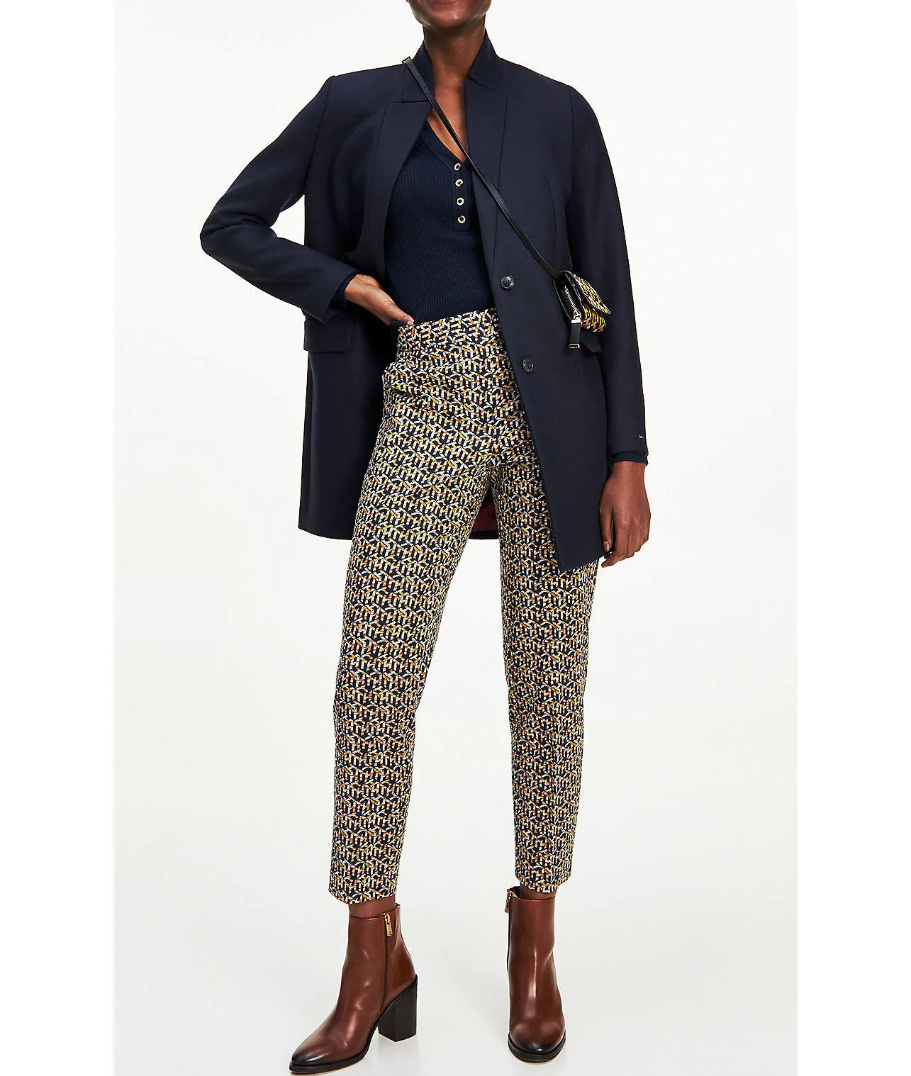 Tommy hilfiger - slub cotton slim pant - women - Image 6