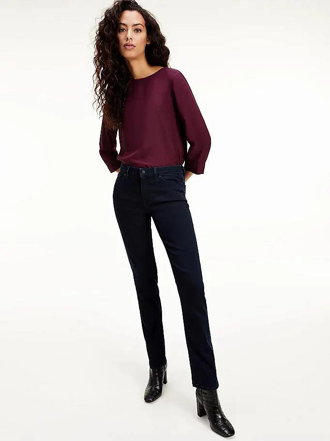Tommy Hilfiger - Women's Rome Mid Rise Straight Th Soft Jeans - Image 2