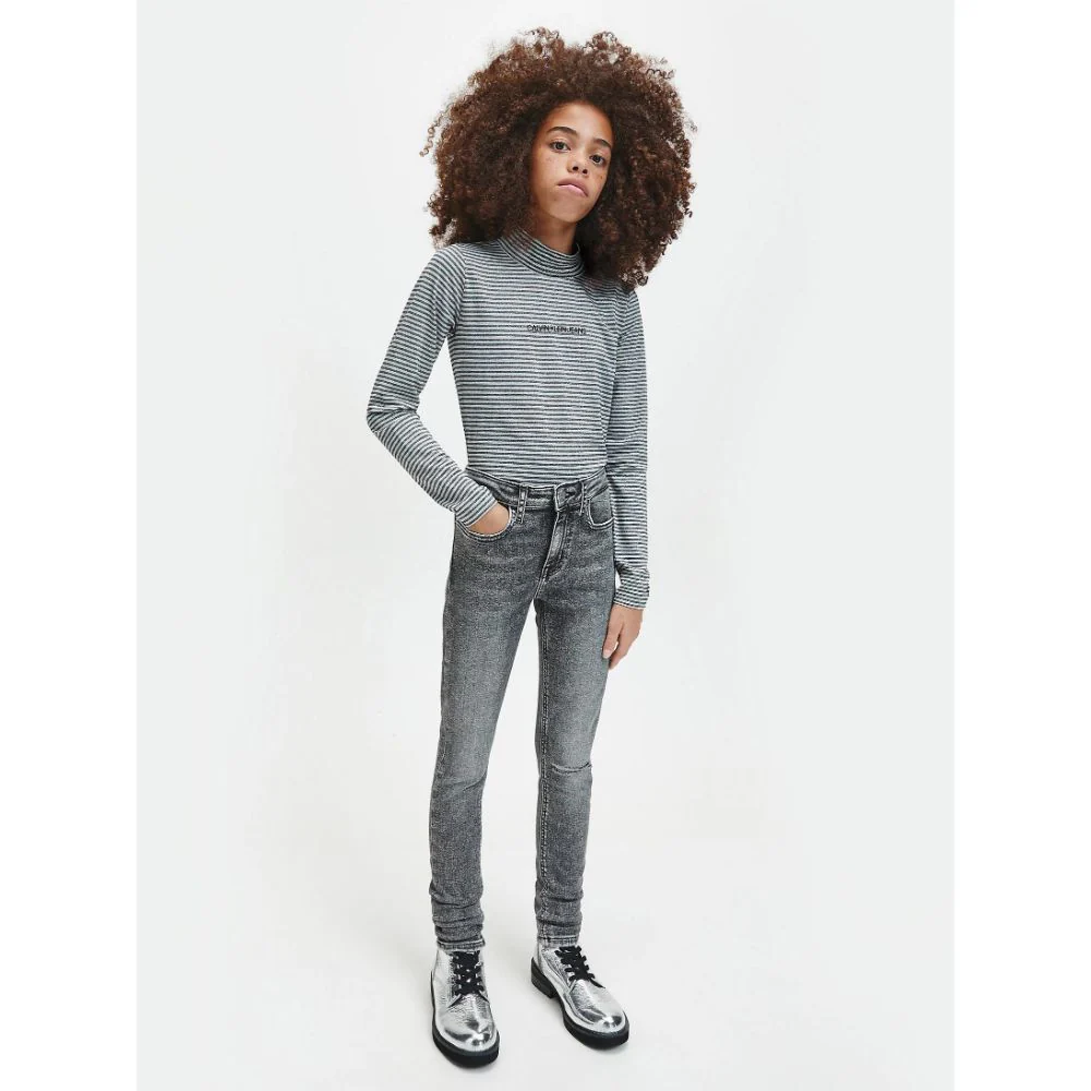 Calvin Klein  - Girls -  Skinny Mid Rise Jeans - Image 3