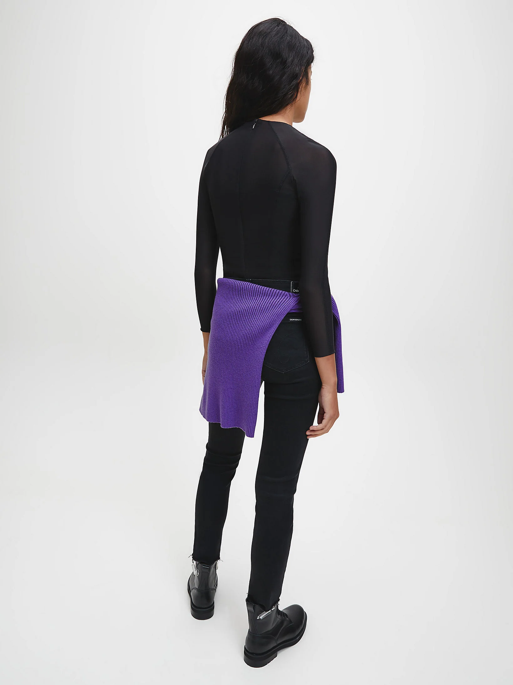 Calvin Klein Jeans - Bodycon Mesh Top - Image 3